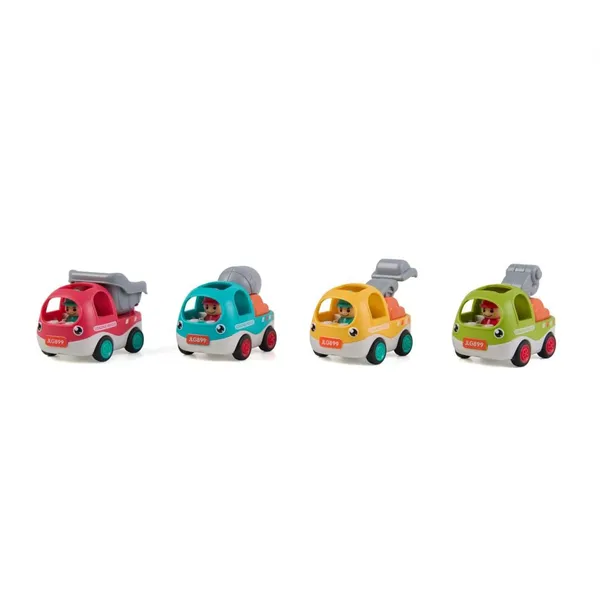 Mașinuță MOMKI Mini Pull Back Modele și Culori Diverse - imagine 4