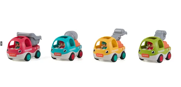 Mașinuță MOMKI Mini Pull Back Modele și Culori Diverse - imagine 2