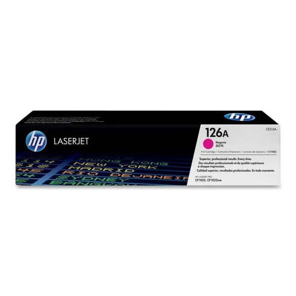 Toner HP CE313A Magenta Original 1000 Pagini - imagine 2