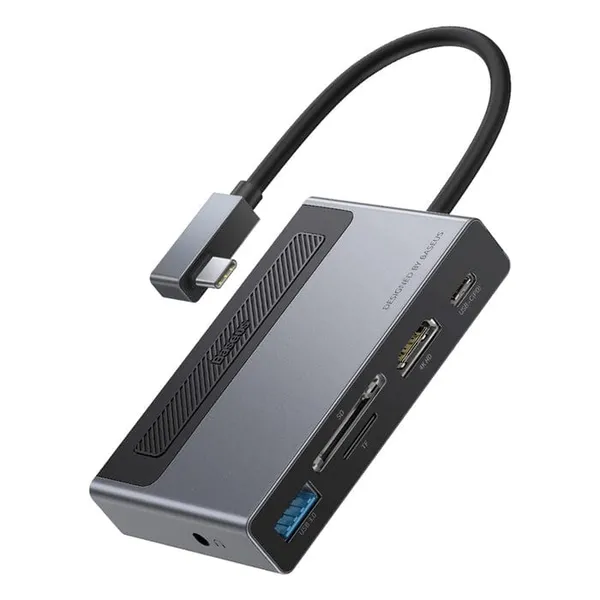 Docking Station BASEUS CAHUB-DA0G USB-C Gri - imagine 4