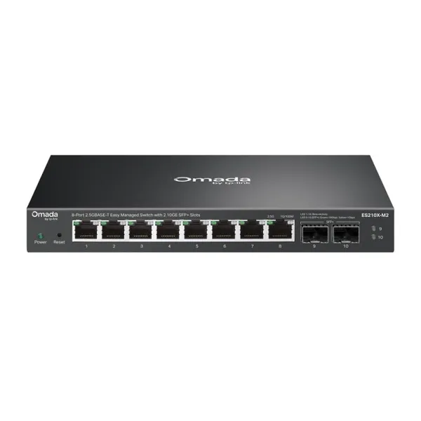 Switch TP-LINK Omada ES210X-M2 8 Porturi 2.5G 2 SFP+ 10G