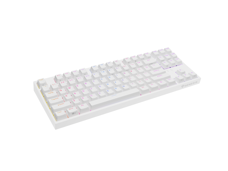 Tastatură GENESIS Thor 404 TKL Mecanică RGB Alb