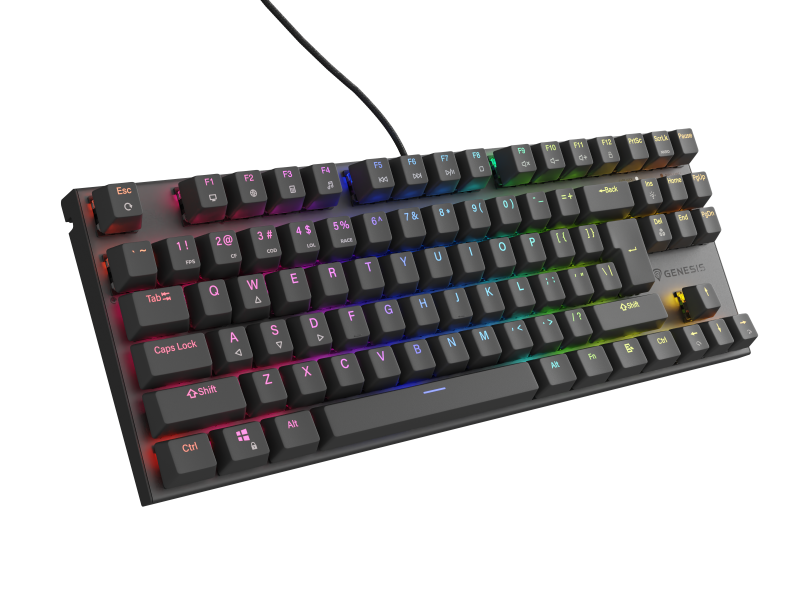 Tastatură Gaming GENESIS Thor 303 TKL Mecanică RGB Outemu Red Negru