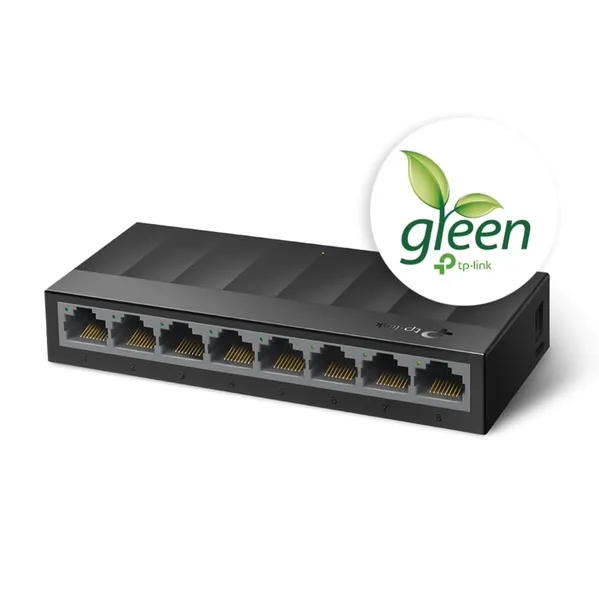 Switch TP-LINK LS1008G 8 Porturi Gigabit - imagine 3