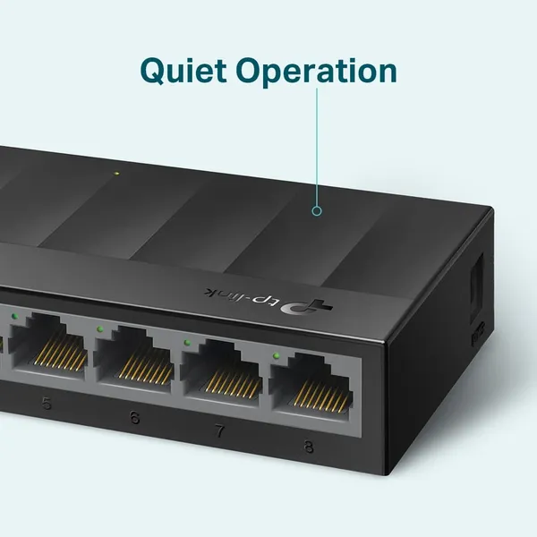 Switch TP-LINK LS1008G 8 Porturi Gigabit - imagine 4