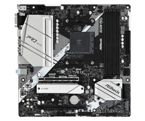 Placă de bază ASROCK B550M PRO4 Socket AM4 DDR4 mATX - imagine 4