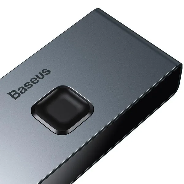 Switch Video HDMI BASEUS Matrix Bidirecțional 2xHDMI Gri - imagine 6