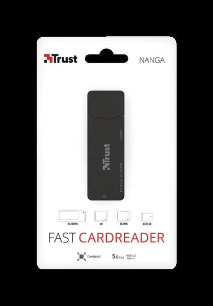 Cititor Carduri TRUST Nanga USB 3.1 USB-A - imagine 5