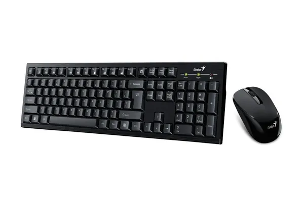 Kit Tastatură și Mouse GENIUS KM-810 Wireless Negru - imagine 2