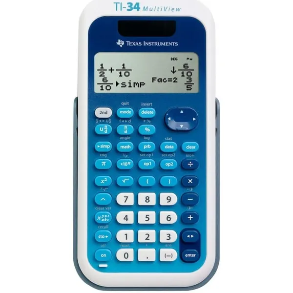 Calculator Științific TEXAS INSTRUMENTS TI-34 Multiview Albastru 34MV/TBL/4E10/A