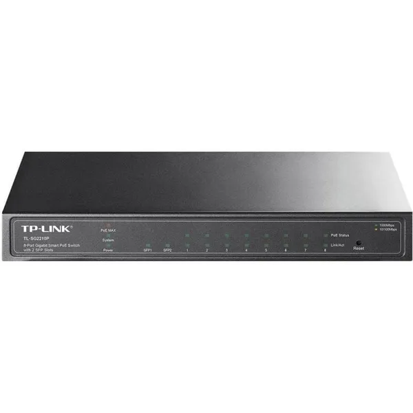 Switch TP-LINK TL-SG2210P 8 Porturi Gigabit PoE+