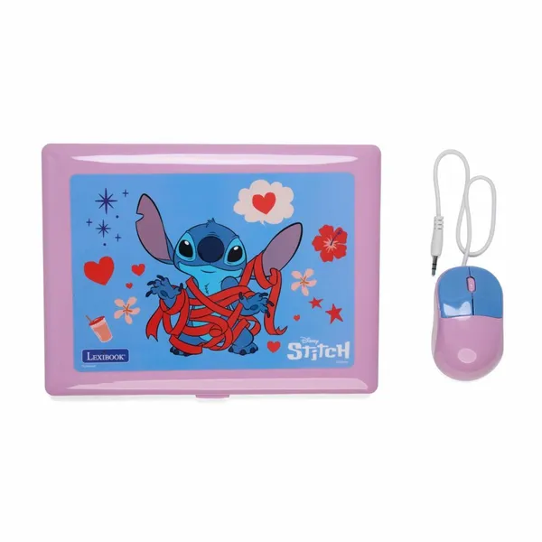 Laptop Educațional LEXIBOOK Bilingv Româno-Englez STITCH - imagine 3