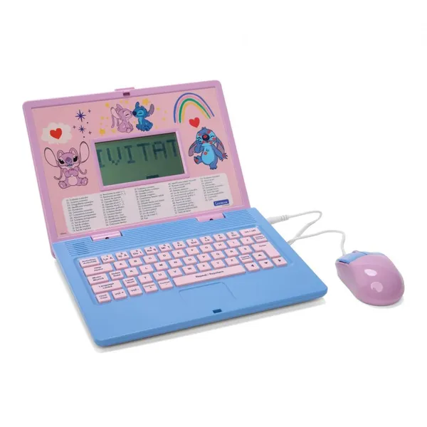 Laptop Educațional LEXIBOOK Bilingv Româno-Englez STITCH - imagine 2