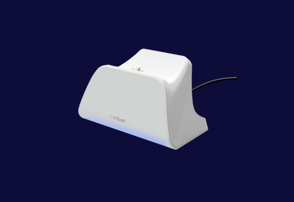 Încărcător TRUST GXT 255W Controller PS5 Alb