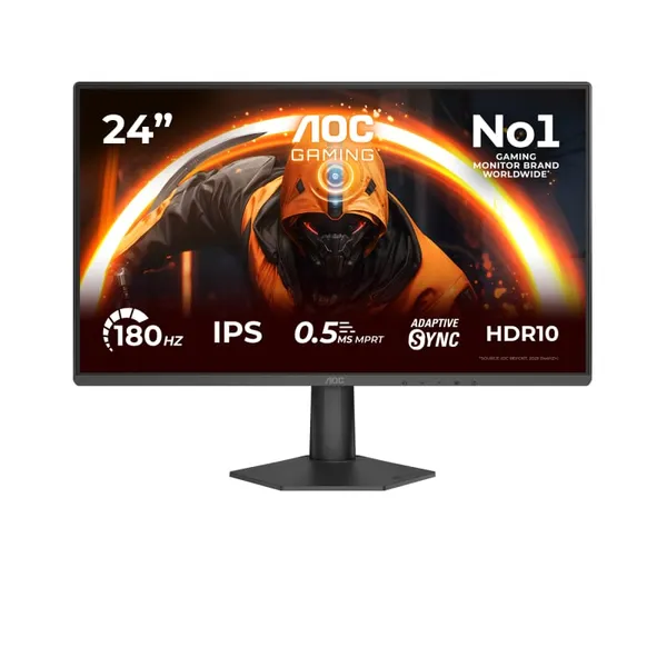 Monitor Gaming AOC 24G50F 23.8 inch Full HD 180Hz Negru