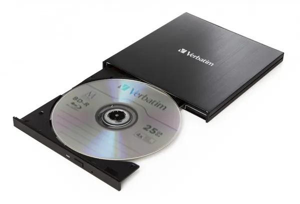 Writer Blu-ray VERBATIM 43888 UHD USB-C Negru