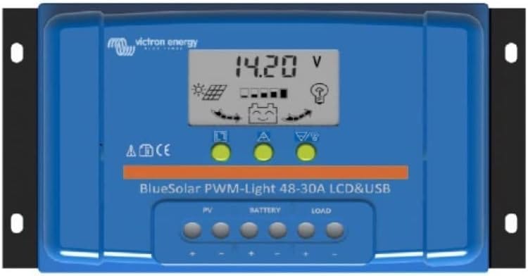 Regulator solar VICTRON ENERGY BlueSolar PWM-LCD&USB 48V-30A