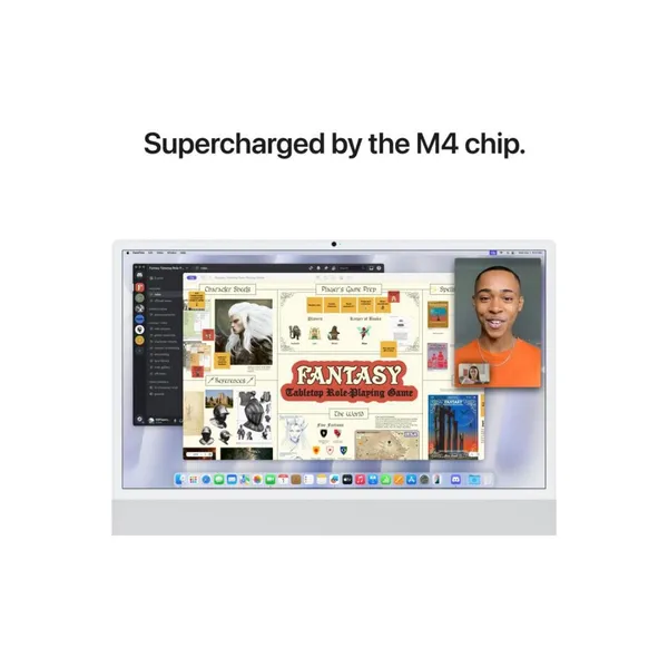 All-in-One APPLE iMac 24 Retina 4.5K M4 16GB 256GB Silver - imagine 6