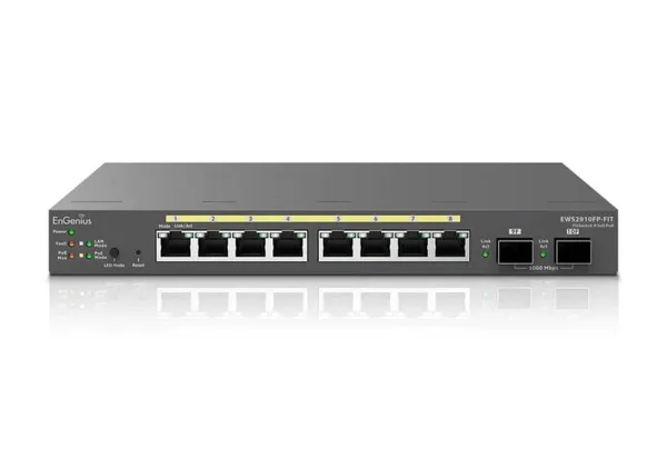 Switch Ethernet ENGENIUS EWS2910FP-FIT Gigabit PoE 8 Porturi