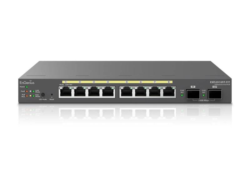 Switch Ethernet ENGENIUS EWS2910FP-FIT Gigabit PoE 8 Porturi