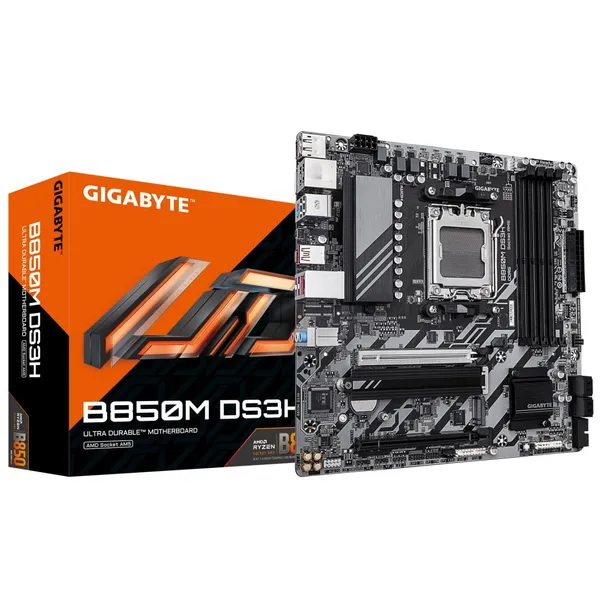 Placă de bază GIGABYTE B850M DS3H AM5 mATX
