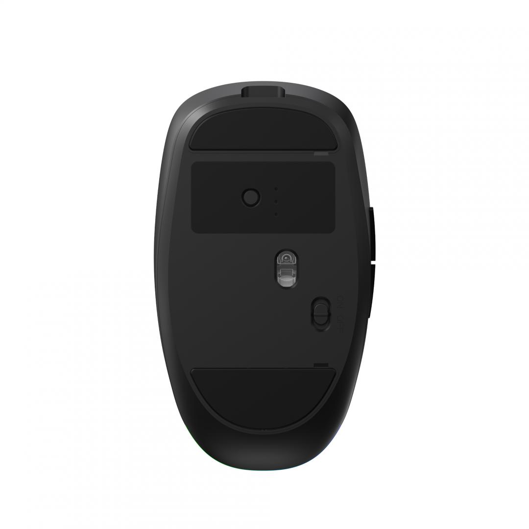 Mouse SERIOUX AirFlow Wireless Dual Mode 2.4G+BT Negru - imagine 7