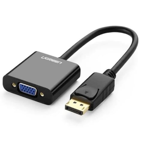 Adaptor Video UGREEN DP109 DisplayPort la VGA 0.25m Negru