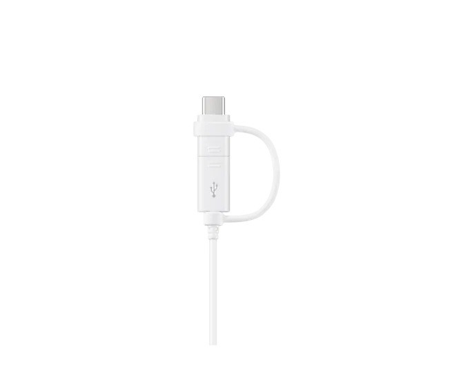 Cablu SAMSUNG USB 2.0 Micro-USB/Type-C 1.5m Alb EP-DG930DWEGWW