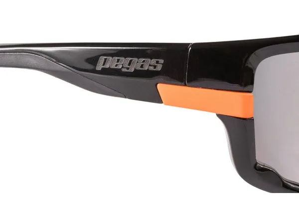 Ochelari de soare PEGAS SPORT Negru Portocaliu - imagine 2