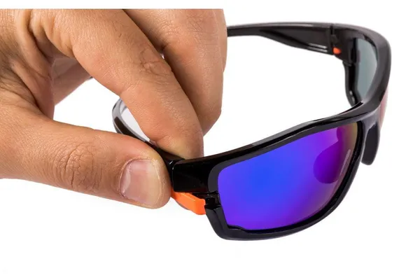 Ochelari de soare PEGAS SPORT Negru Portocaliu - imagine 8