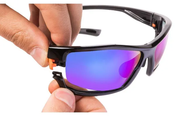 Ochelari de soare PEGAS SPORT Negru Portocaliu - imagine 9