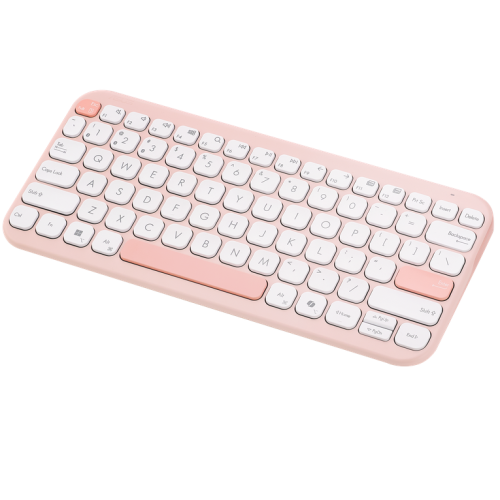 Tastatură Wireless ASUS Marshmallow KW100 Bluetooth 5.0 Roz - imagine 3