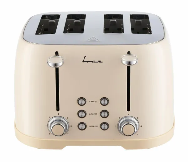 Prăjitor de pâine FRAM FTP-800CR 4 felii 1600W Crem