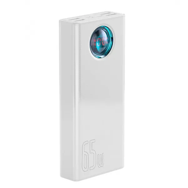 Baterie externă BASEUS Ambilight 30000mAh PD 65W Alb