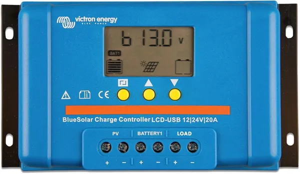 Regulator Solar VICTRON ENERGY BlueSolar PWM-LCD&USB 20A 12/24V