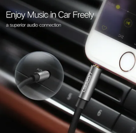 Cablu audio UGREEN AV119 3.5mm Jack T/T 2m Negru - imagine 2