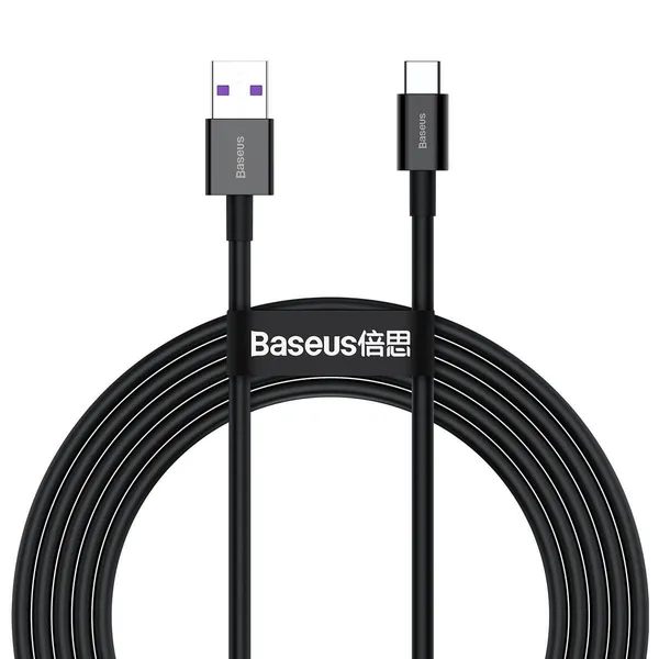 Cablu Date BASEUS Superior CATLYS-A01 USB-A Lightning 1m Negru - imagine 1