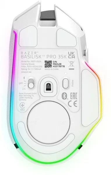 Mouse RAZER Basilisk V3 Pro 35K Wireless Bluetooth Alb - imagine 4