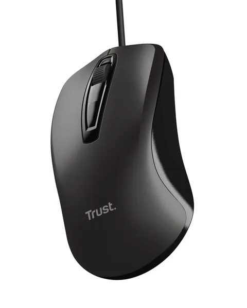 Mouse TRUST Cu Fir Optic 1200 DPI Negru TR-24657 - imagine 2