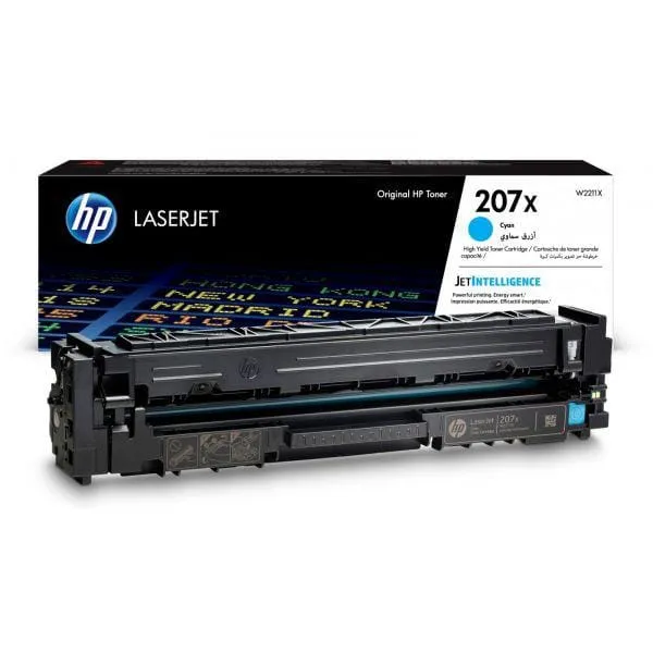 Cartuș Toner HP 207X Cyan Original 2450 Pagini W2211X - imagine 2