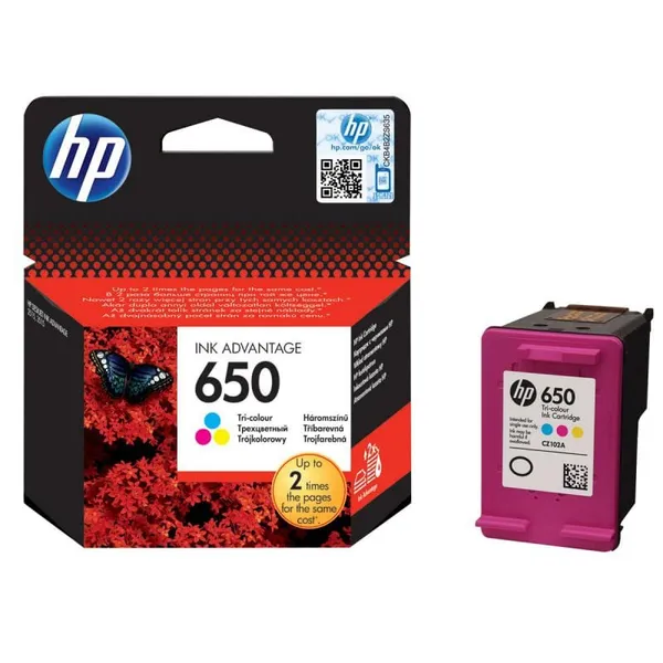 Cartuș Cerneală HP CZ102AE Tricolor 5 ml Original - imagine 2