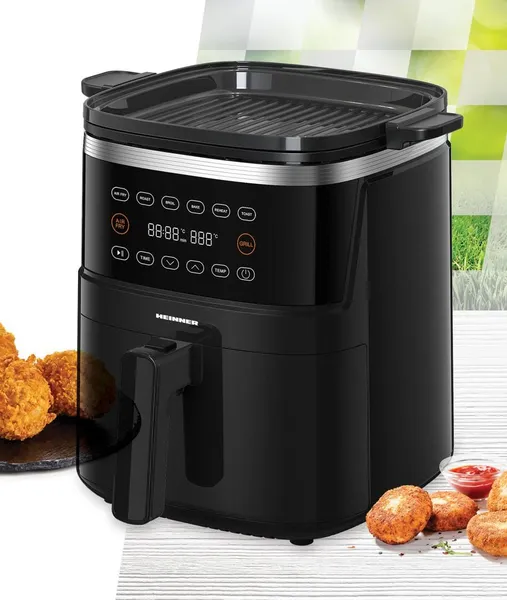 Friteuză cu aer cald HEINNER VastCook 2600W 5L Negru - imagine 6
