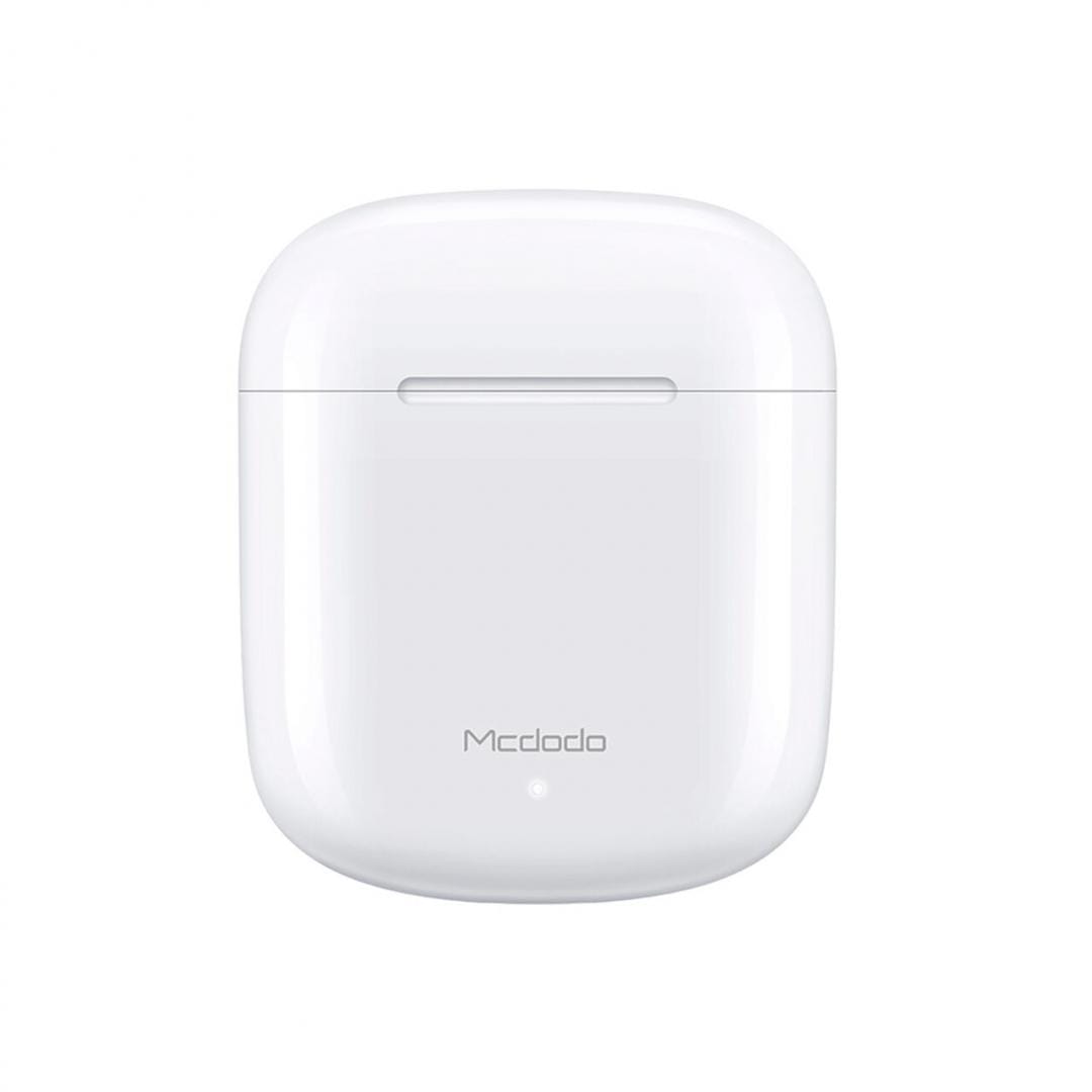 Căști MCDODO Teana Series TWS Bluetooth cu Carcasă de Încărcare Alb