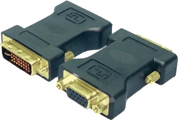 Adaptor Video LOGILINK AD0001 DVI-I Dual Link la VGA Negru