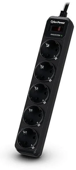 Prelungitor CYBER POWER B0520SCO-DE 5 Prize Schuko 10A Negru