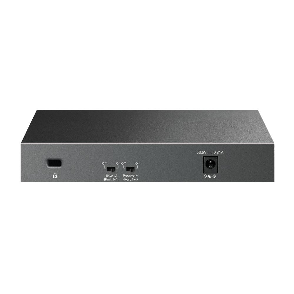 Switch TP-LINK LS106LP 6 Porturi 10/100Mbps 4 PoE+ - imagine 3