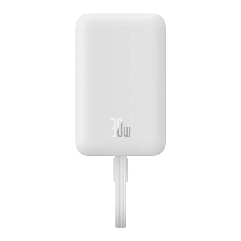 Power Bank BASEUS Magnetic Mini 10000mAh 30W Alb