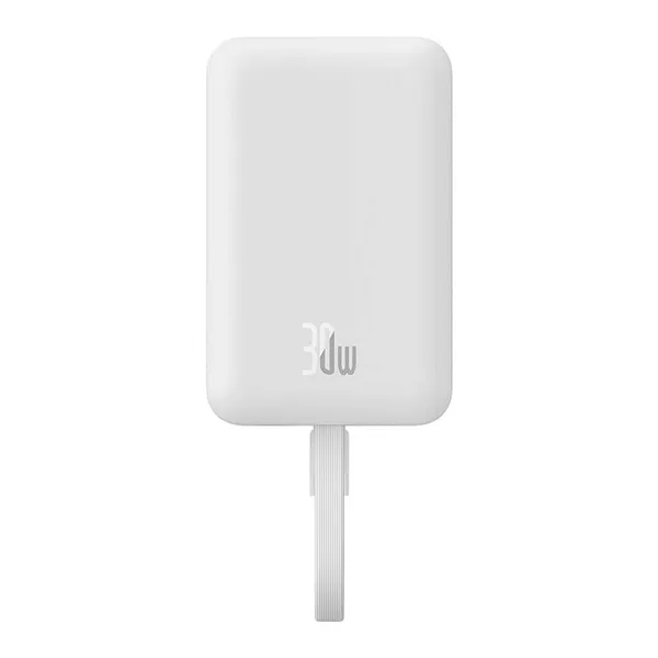 Power Bank BASEUS Magnetic Mini 10000mAh 30W Alb - imagine 1