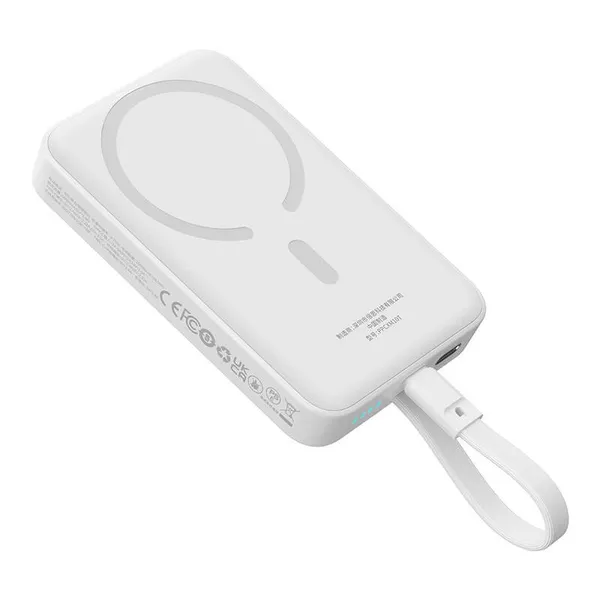 Power Bank BASEUS Magnetic Mini 10000mAh 30W Alb - imagine 6