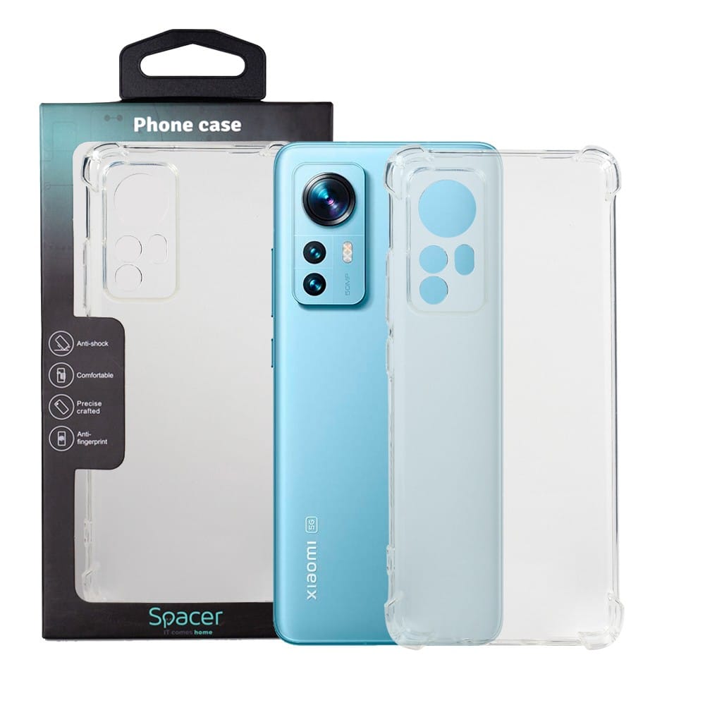 Husă SPACER Xiaomi 12 X TPU Transparent